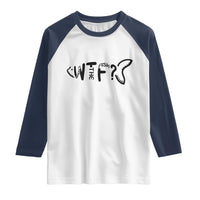 WTF Where Is The Fish Raglan Shirt Funny Fisherman Gift