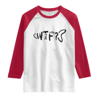 WTF Where Is The Fish Raglan Shirt Funny Fisherman Gift