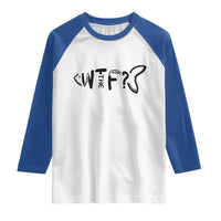 WTF Where Is The Fish Raglan Shirt Funny Fisherman Gift