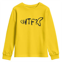 WTF Where Is The Fish Youth Sweatshirt Funny Fisherman Gift