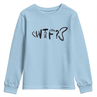 WTF Where Is The Fish Youth Sweatshirt Funny Fisherman Gift