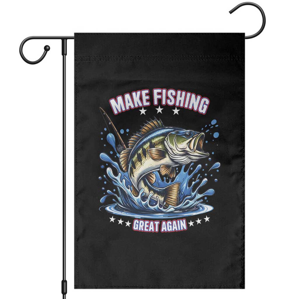 Funny Make Fishing Great Again Garden Flag Fisherman Gift - Wonder Print Shop