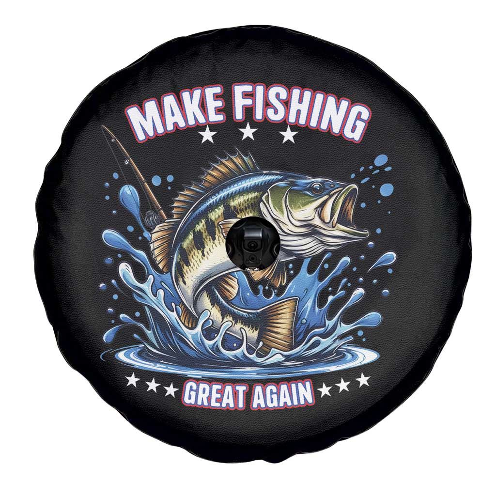 Funny Make Fishing Great Again Spare Tire Cover Fisherman Gift - Wonder Print Shop