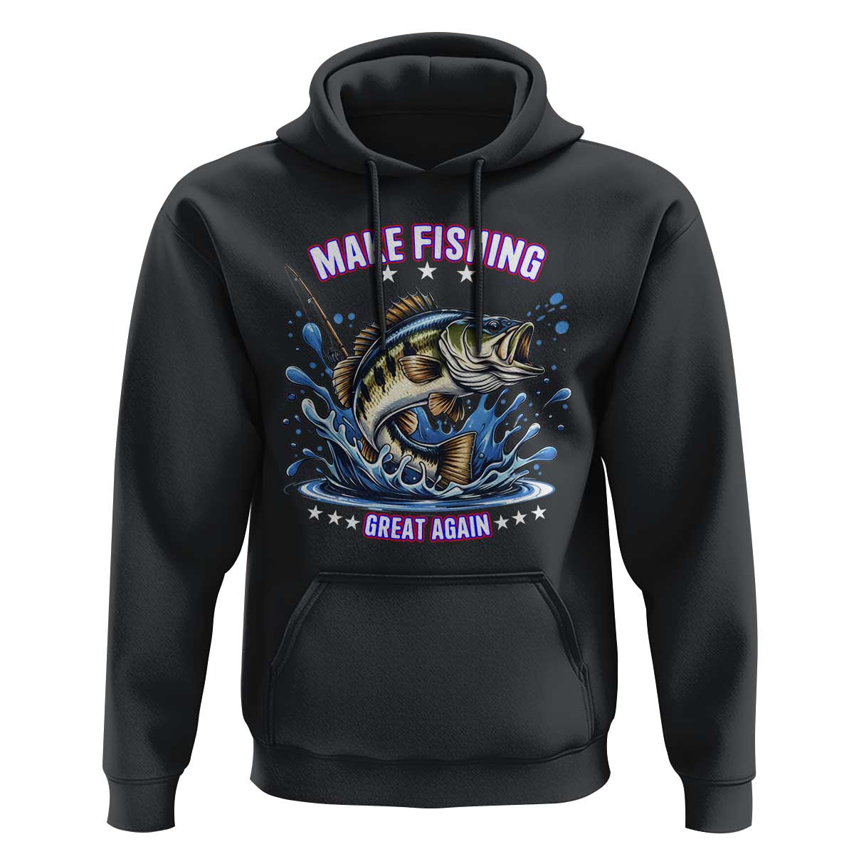 Funny Make Fishing Great Again Hoodie Fisherman Gift - Wonder Print Shop