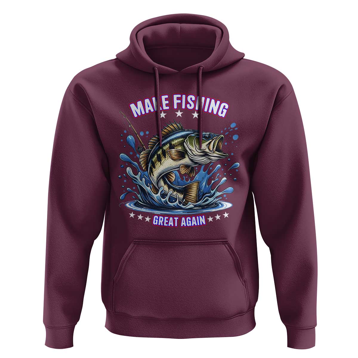 Funny Make Fishing Great Again Hoodie Fisherman Gift - Wonder Print Shop