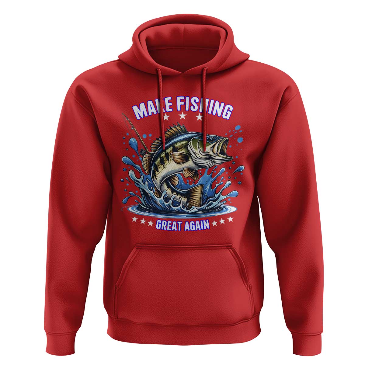 Funny Make Fishing Great Again Hoodie Fisherman Gift - Wonder Print Shop