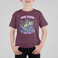 Funny Make Fishing Great Again T Shirt For Kid Fisherman Gift - Wonder Print Shop
