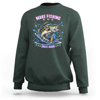 Funny Make Fishing Great Again Sweatshirt Fisherman Gift - Wonder Print Shop