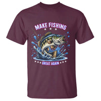 Funny Make Fishing Great Again T Shirt Fisherman Gift - Wonder Print Shop