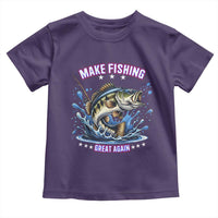 Funny Make Fishing Great Again Toddler T Shirt Fisherman Gift - Wonder Print Shop