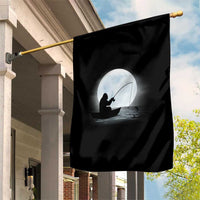 Funny Fisherman Gift Garden Flag Bigfoot Fishing - Wonder Print Shop
