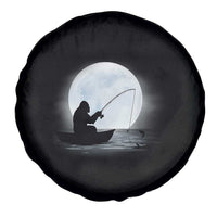 Funny Fisherman Gift Spare Tire Cover Bigfoot Fishing - Wonder Print Shop