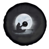 Funny Fisherman Gift Spare Tire Cover Bigfoot Fishing - Wonder Print Shop