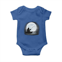 Funny Fisherman Gift Baby Onesie Bigfoot Fishing - Wonder Print Shop