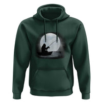 Funny Fisherman Gift Hoodie Bigfoot Fishing - Wonder Print Shop