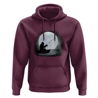 Funny Fisherman Gift Hoodie Bigfoot Fishing - Wonder Print Shop