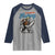 Id Rather Be Fishing Raglan Shirt Funny Bigfoot Fishing - Wonder Print Shop