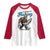 Id Rather Be Fishing Raglan Shirt Funny Bigfoot Fishing - Wonder Print Shop