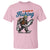 Id Rather Be Fishing T Shirt Funny Bigfoot Fishing - Wonder Print Shop
