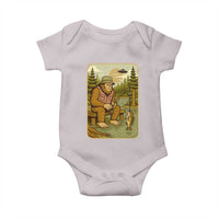 Funny Bigfoot Alien Baby Onesie Fishing Lover Gift - Wonder Print Shop