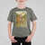 Funny Bigfoot Alien T Shirt For Kid Fishing Lover Gift - Wonder Print Shop