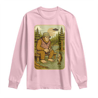 Funny Bigfoot Alien Long Sleeve Shirt Fishing Lover Gift - Wonder Print Shop
