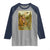 Funny Bigfoot Alien Raglan Shirt Fishing Lover Gift - Wonder Print Shop