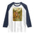 Funny Bigfoot Alien Raglan Shirt Fishing Lover Gift - Wonder Print Shop