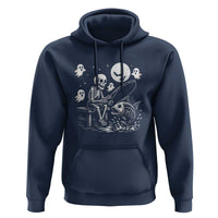 Halloween Skeleton Fishing Hoodie Funny Fisherman Gift - Wonder Print Shop