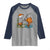 Halloween Fishing Lover Raglan Shirt Skeleton Humor Gift - Wonder Print Shop