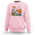 Halloween Fishing Lover Sweatshirt Skeleton Humor Gift - Wonder Print Shop