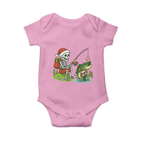 Christmas Skeleton Fishing Baby Onesie Funny Holiday Gift - Wonder Print Shop