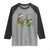 Christmas Skeleton Fishing Raglan Shirt Funny Holiday Gift - Wonder Print Shop