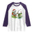 Christmas Skeleton Fishing Raglan Shirt Funny Holiday Gift - Wonder Print Shop