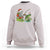Christmas Skeleton Fishing Sweatshirt Funny Holiday Gift - Wonder Print Shop