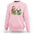 Christmas Skeleton Fishing Sweatshirt Funny Holiday Gift - Wonder Print Shop
