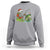 Christmas Skeleton Fishing Sweatshirt Funny Holiday Gift - Wonder Print Shop