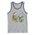 Christmas Skeleton Fishing Tank Top Funny Holiday Gift - Wonder Print Shop