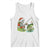 Christmas Skeleton Fishing Tank Top Funny Holiday Gift - Wonder Print Shop