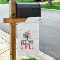 HIV Awareness Month Garden Flag Know Your Status Prevention Support Gift - Wonder Print Shop