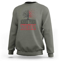 HIV Awareness Month Sweatshirt Know Your Status Prevention Support Gift - Wonder Print Shop