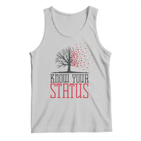 HIV Awareness Month Tank Top Know Your Status Prevention Support Gift - Wonder Print Shop