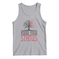 HIV Awareness Month Tank Top Know Your Status Prevention Support Gift - Wonder Print Shop
