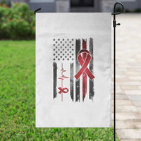 World AIDS Day Garden Flag American Flag Red Ribbon Gift - Wonder Print Shop