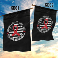Support Educate Care Cure HIV Awareness Month Gift Garden Flag - Wonder Print Shop