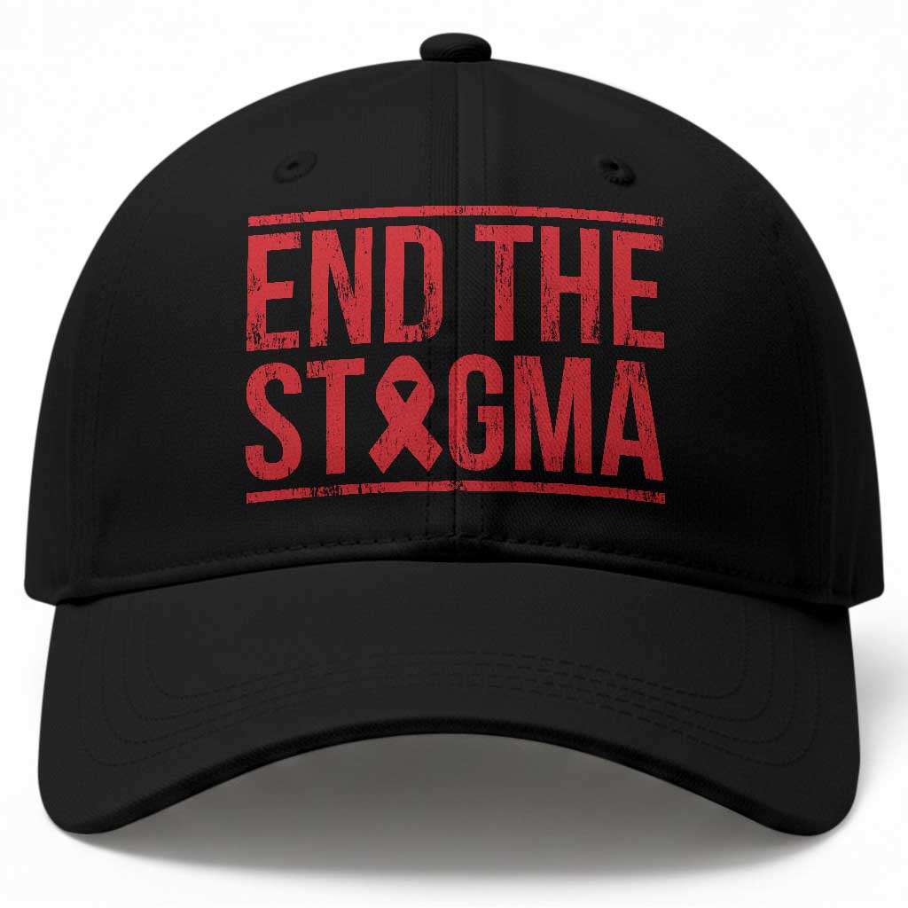 HIV Awareness End The Stigma Baseball Cap Support Empowerment Gift