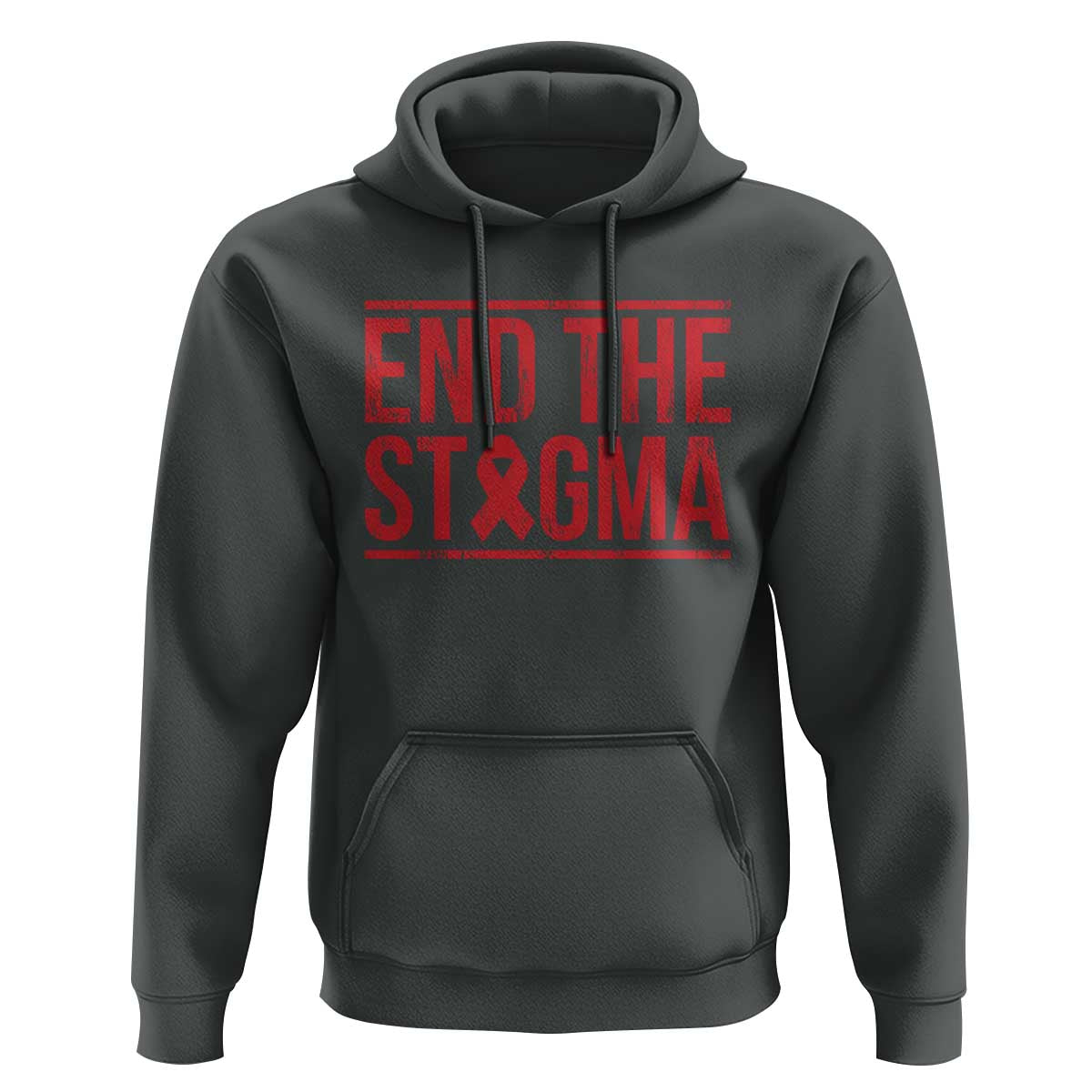 HIV Awareness End The Stigma Hoodie Support Empowerment Gift - Wonder Print Shop