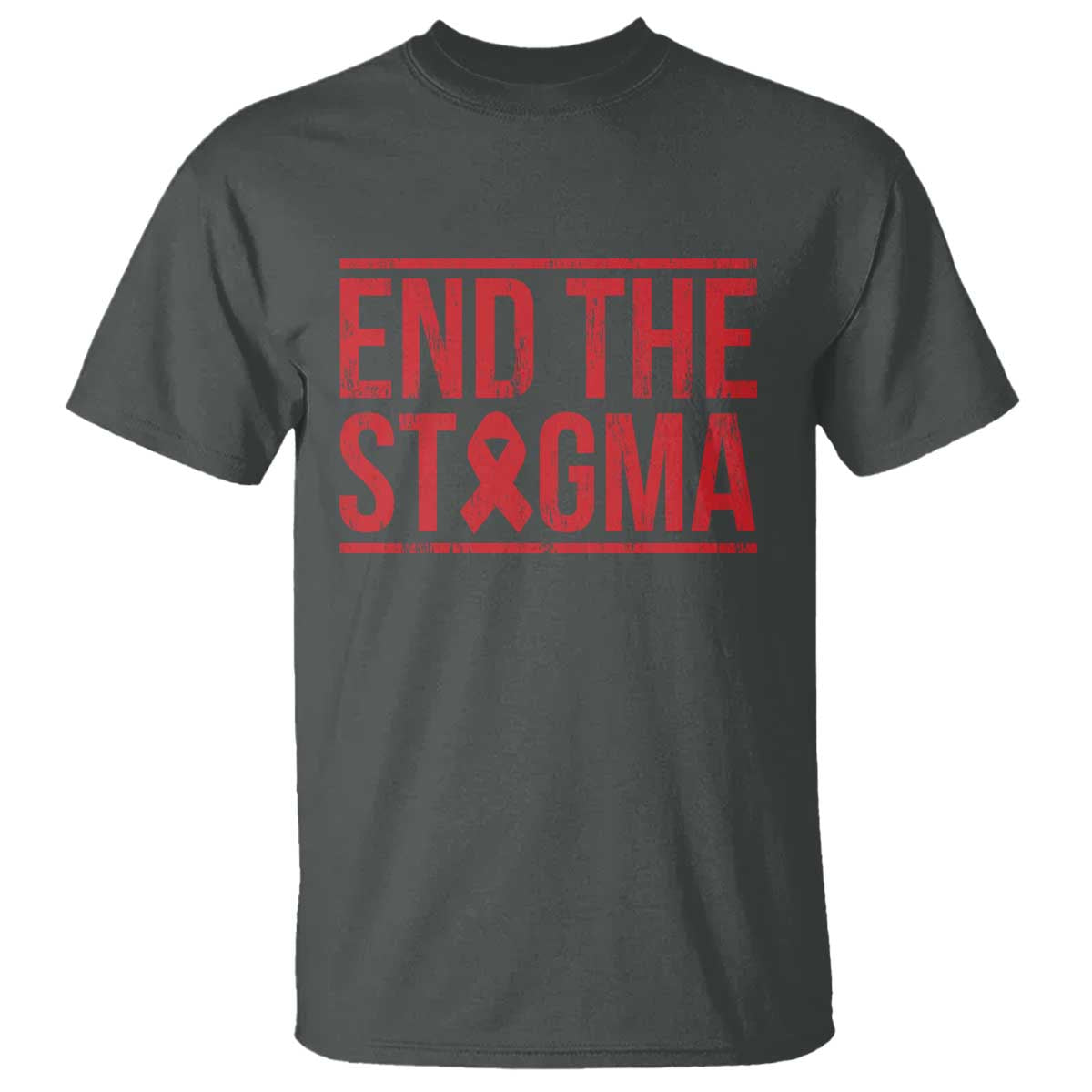 HIV Awareness End The Stigma T Shirt Support Empowerment Gift - Wonder Print Shop