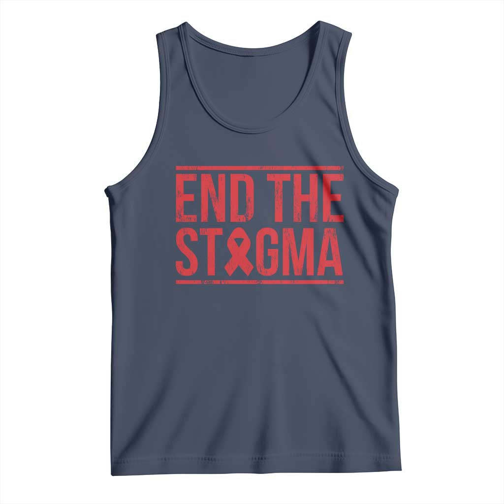 HIV Awareness End The Stigma Tank Top Support Empowerment Gift - Wonder Print Shop
