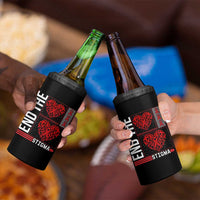 HIV Awareness End The Stigma 4 in 1 Can Cooler Tumbler World AIDS Day Gift - Wonder Print Shop